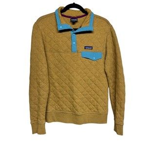 Patagonia Organic Cotton Quilt Snap-T Pullover Tapenade Men’s‎ Size XS